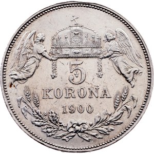 Franz Joseph I., 5 Korona 1900, KB, Kremnitz