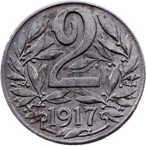 Charles I., 2 Heller 1917, Vienna