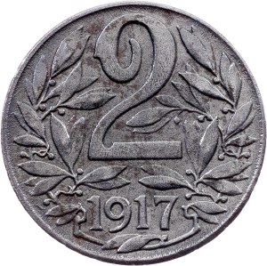 Charles I., 2 Heller 1917, Vienna