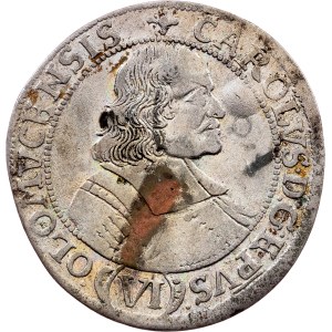 Charles II. von Liechtenstein-Kastelkorn, 6 Kreuzer 1675, Kroměříž