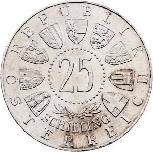 Austria, 25 Schilling 1957, Vienna