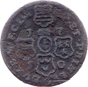 Prince-bishopric of Liege, 2 Liards 1750, Liège