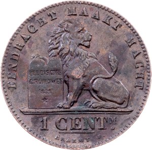 Belgium, 1 Centime 1887, Brussels