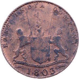 Madras Presidency, 10 Cash 1803, Soho