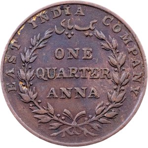 East India Company, 1/4 Anna 1835, Bombay