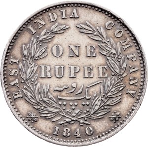 British India, 1 Rupee 1840, Bombay