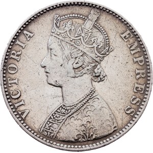 British India, 1 Rupee 1893, B, Bombay