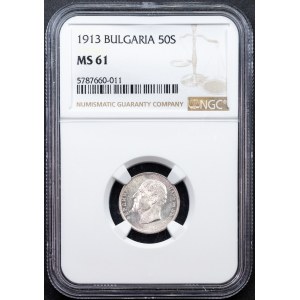 Bulgaria, 50 Stotinki 1913, Kremnitz