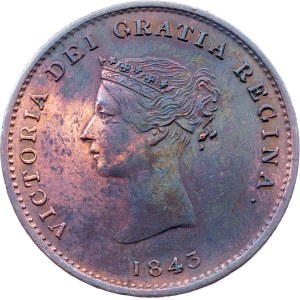 New Brunswick, 1/2 Penny Token 1843