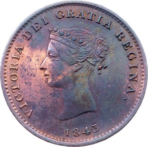 New Brunswick, 1/2 Penny Token 1843
