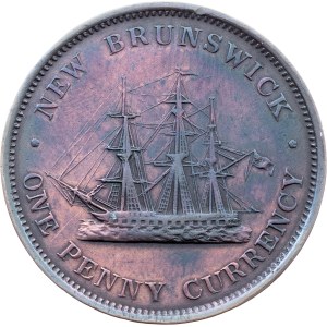 New Brunswick, 1 Penny 1854