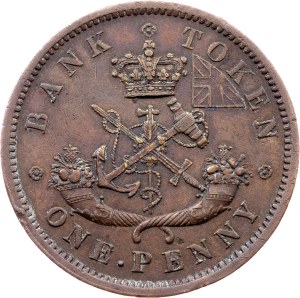 United Province of Canada, 1 Penny 1857