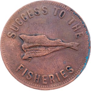 Prince Edward Island, 1/2 Penny Token ND (1859-1860), Heaton