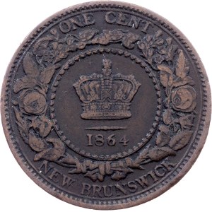 New Brunswick, 1 Cent 1864