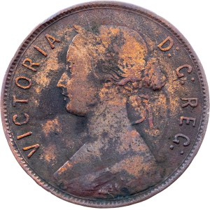 Newfoundland, 1 Cent 1872, H, Heaton