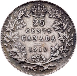 Canada, 25 Cents 1919, Ottawa