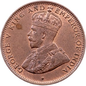 Ceylon, 1/2 Cent 1926, Heaton