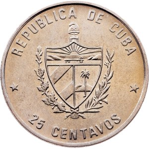 Cuba, 25 Centavos 1989, Havana