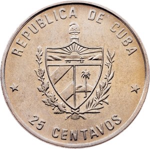 Cuba, 25 Centavos 1989, Havana