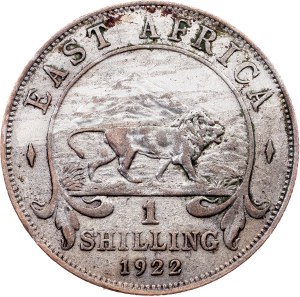 East Africa, 1 Shilling 1922, London