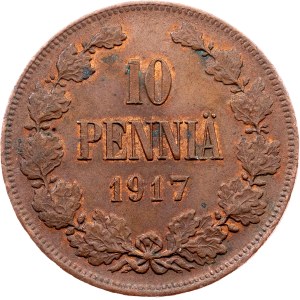Finland, 10 Pennia 1917, Helsinki