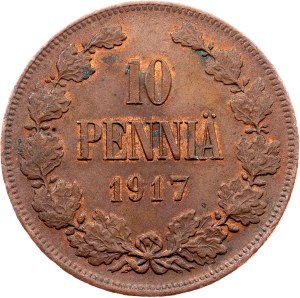 Finland, 10 Pennia 1917, Helsinki