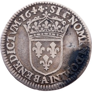 France, 1/12 Ecu 1644, A, Paris