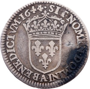 France, 1/12 Ecu 1644, A, Paris