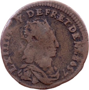 France, Liard de France 1657, G, Lusignan