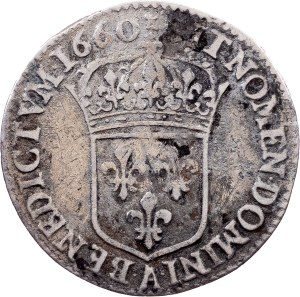 France, 1/12 Ecu 1660, A, Paris