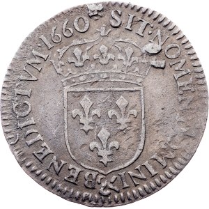 France, 1/12 Ecu 1660, &, Aix-en-Provence