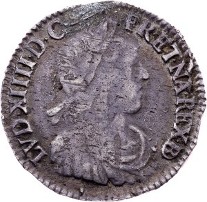 France, 1/12 Ecu 1660, Pau