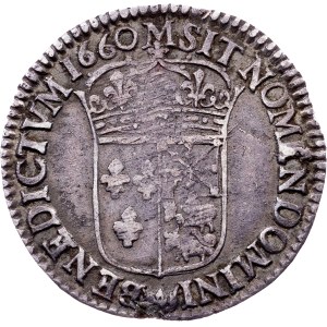 France, 1/12 Ecu 1660, Pau
