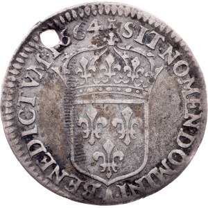 France, 1/12 Ecu 1664, A, Paris