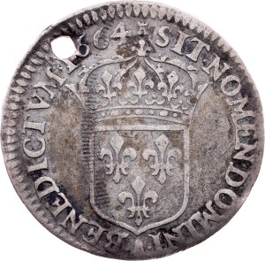 France, 1/12 Ecu 1664, A, Paris
