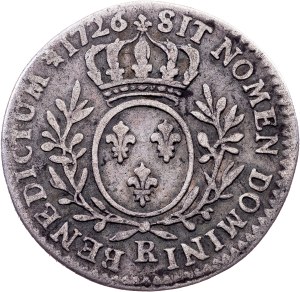 France, 1/10 Ecu 1726, R, Orléans