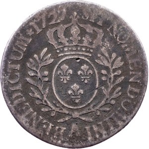 France, 1/5 Ecu 1727, A, Paris