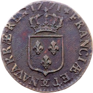 France, 1/2 Sol 1771, ϽϹ, Besançon