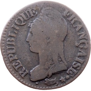 France, 5 Centimes 1796, A, Paris