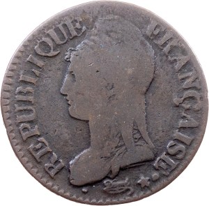 France, 5 Centimes 1796, A, Paris