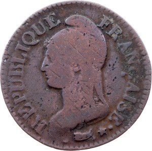 France, 5 Centimes 1798, BB, Strasbourg