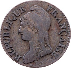 France, 5 Centimes 1799, AA, Metz