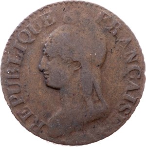 France, 5 Centimes 1799, BB, Strasbourg