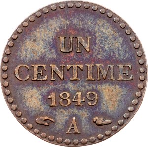 France, 1 Centime 1849, A, Paris