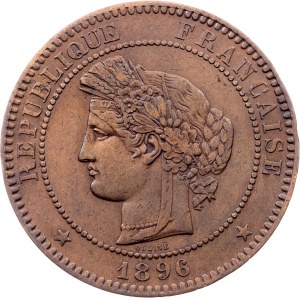 France, 10 Centimes 1896, A, Paris