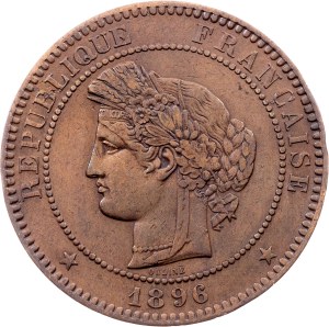 France, 10 Centimes 1896, A, Paris