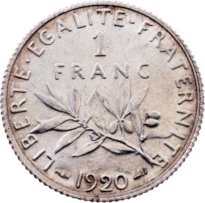 France, 1 Franc 1920, Paris