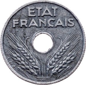 France, 10 Centimes 1944, Paris