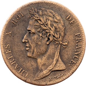 French West Indies, 5 Centimes 1825, A, Paris