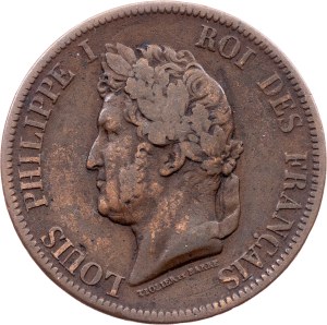 French West Indies, 10 Centimes 1841, A, Paris